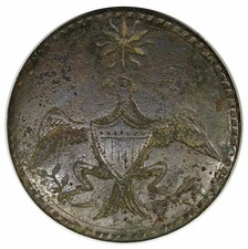 1789 Washington Inaugural Button, Eagle and Star, Cobb-17, DeWitt 1789-3c picture