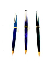 Choose 1 New Jewel Tone Cross Solo Twist Ballpoint pen Gold trim Gorgeous picture
