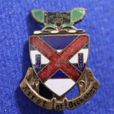 WW2 US ARMY 13th Infantry Regt DUI Crest 