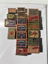 vintage safety match 15 lot matches, matchbox match box matchbook picture