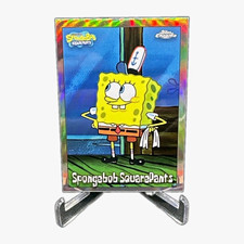 (2) Topps 2025 Topps Chrome SpongeBob SquarePants Refractor Parallel #25 picture