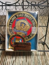vintage Gold Wing Road Riders Association (GWRRA). Life member embroidered patch picture