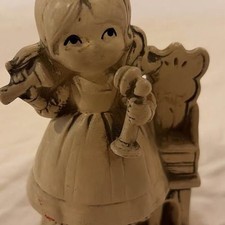 Vintage Wolin Japan Girl Figurine- 5 inches picture