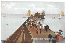 Railroad Wharf Provincetown Cape Cod MA c1909 Divided Back Postcard picture