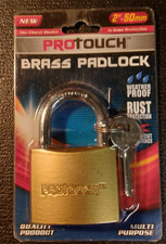 PRO TOUCH 2IN.BRASS PADLOCK NEW picture