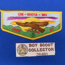 Boy Scout OA Chi-Hoota-Wei Lodge 617 S1 FF Order Of The Arrow Flap Patch 264B1 picture