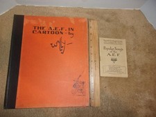 Original WW1 AEF 1918 Song Book & 1933 Stars & Stripes Collection picture
