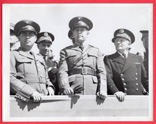 1943 Mexican General Alamillo French Admiral Goylet Casablanca 7x9 News Photo picture