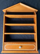 1989 Lenox Spice Village Vintage Wooden Spice Rack Scratched Rack Only picture