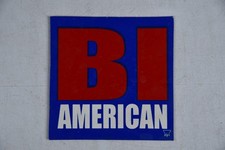 Vintage Bi American Gay LGBTQ+ Refrigerator Magnet Retro Decor Bi-Sexual picture