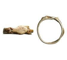 Guaranteed Authentic Antiquity CRUSADER 11th Century Occult Ring wCOA  picture