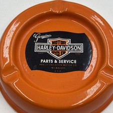 Rare Porcelain Harley Davison Cigar Ashtray picture