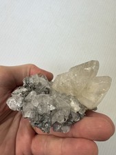 Chalcopyrite On Calcite , Sweet Water Mine Display Piece ( Missouri ) picture