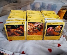 Vintage My Great Recipes Original Recipe Card Set w/ Plastic Storage Box picture