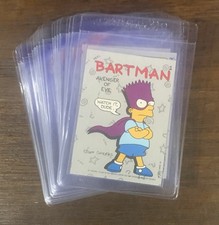 1990 Topps the Simpsons 22 Card Sticker Set * Pack Fresh Bart Simpson Bartman picture
