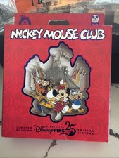 Disney Parks Mickey Mouse Club 70th Band Donald Goofy Mini Jumbo LE 1700 Pin picture