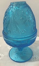 Vintage Tiara Horizon Blue Fairy Lamp- Gorgeous picture