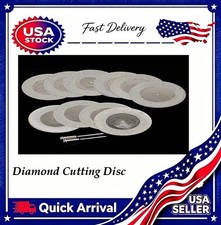 10Pcs 50mm Diamond Cut Off Cutting Blade Wheels Disc Fit Power Rotary Drill picture