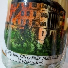 CLIFTON INN - MADISON INDIANA Antique CHINA Souvenir TRINKET CREAMER picture