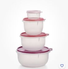Tupperware 4 Pc Mixing Bowl Set Shades of Pink New picture