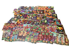 Over Power Card Game 1996 Marvel Lot Of 65+ Cards Superman Iron Man Batman++ picture