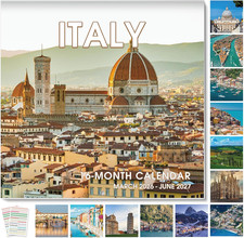 Italy 2026 Wall Calendar 12