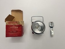 VINTAGE Keystone Lantern Multi-Purpose Chromium Plated NO 1393 Camping w/Bracket picture