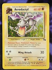 Pokemon Aerodactyl Holo 1/62 (LP) Unlimited Fossil FO picture