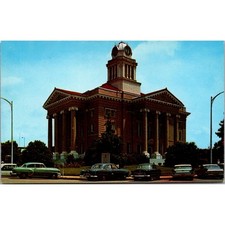 Upson County Courthouse July 1963 Thomaston GA Vintage Postcard SP7-16 picture