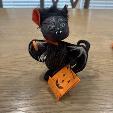 ANNALEE Halloween 6” Trick or Treat Mouse Bat Vampire Costume w/ Mask 2005 picture