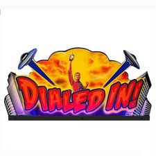 Dialed in Pinball Topper 3D Acrylic LED RGB Topper for Jersey Pinball Machine picture