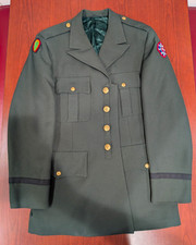 Vintage US Army Class A Dress Green Jacket - Custom Tailored Officer (CID & 24th picture