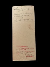 1906 Oklahoma Indian Territory Special Warranty Deed Comanche County Land Rare-2 picture