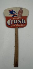 Vintage Orange Crush Advertising Hand Fan 1930s Canadian Soda Pop Crushy Boy picture