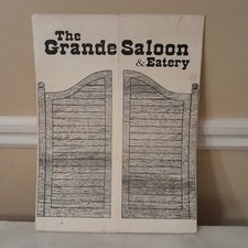 Vintage The Grand Saloon & Eatery Restaurant Menu  picture