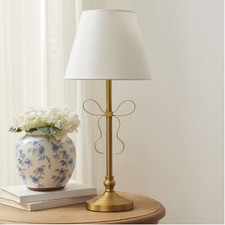 My Texas House Gold Metal Bow Table Lamp 24