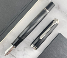 NEW IN BOX - PELIKAN M805 SOUVERAN Stresemann Fountain Pen Fine NIB picture