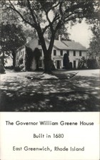 East Greenwich RI Governor William Greene House c1940s-50s Real Photo Postcard picture