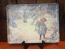 VTG R2S Italy Melamine Tray Carl Larsson The Harvest Monza Made In Italy picture