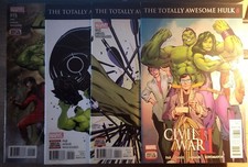 THE TOTALLY AWESOME HULK #8, 11, 12, 15 Marvel Comics Lot picture