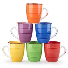 vancasso Bonita 12 Oz Coffee Mugs Set of 6, Ceramic Coffee Cups for Cappuccin... picture