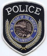 GATLINBURG TENNESSEE POLICE The Heart of The Smokies POLICE PATCH picture