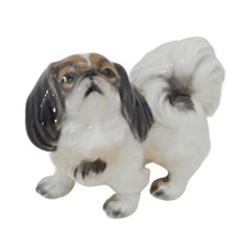 Vintage Dahl Jensen Copenhagen Porcelain Pekingese Figurine No. 1146 Denmark picture