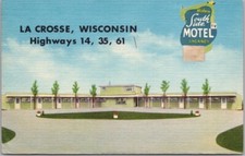 c1950s LA CROSSE, Wisconsin Postcard 