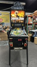1993 JURASSIC PARK  PINBALL MACHINE LEDS FULLY REFURBISHED PLAYS GREAT picture
