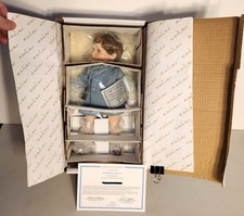 JFK John F Kennedy Jr “A Farewell Salute” Danbury Mint John John Porcelain Doll picture