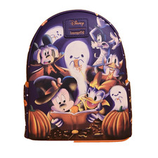 Loungefly Disney Mickey and Friends Halloween Ghost Story Soft Tag Mini Backpack picture