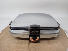 Vintage Sunbeam Waffle Baker and Grill Iron Model CG-1 Chrome 1250W TESTED picture