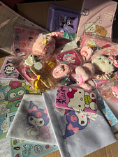 Sanrio 8 Piece Mystery Bundle Lot Kawaii Stationery Accessories Hello Kitty Gift picture