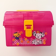 Vintage Spottie Dottie Sanrio Plastic Storage Supply Box 1999 Hello Kitty picture